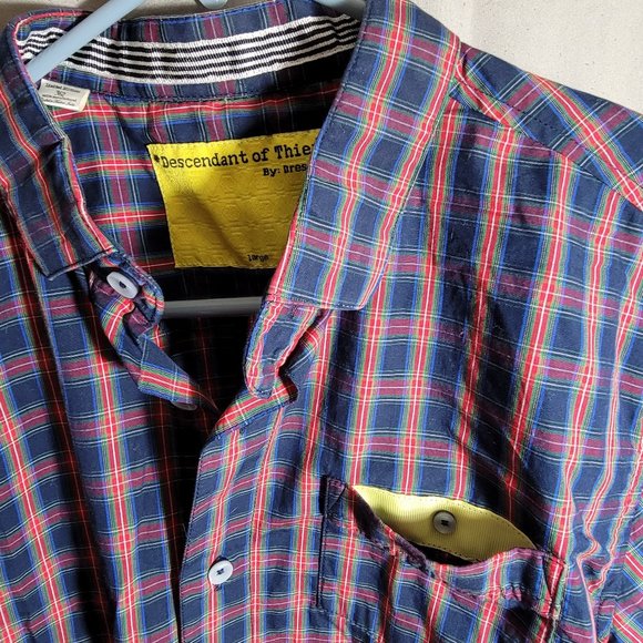 Like New! ⭐ Limited Edition ⭐ Descendant of Thieves ⭐ Long Sleeve Button Up - Picture 7 of 8